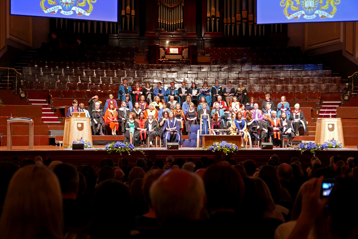 Graduation in Usher Hall.